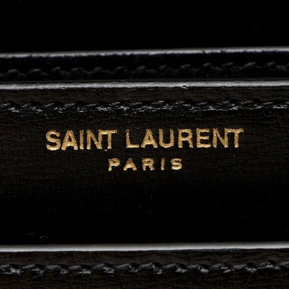 Saint Laurent Grained Calfskin Monogram Sunset Medium Shoulder Bag - Picture 9 of 16